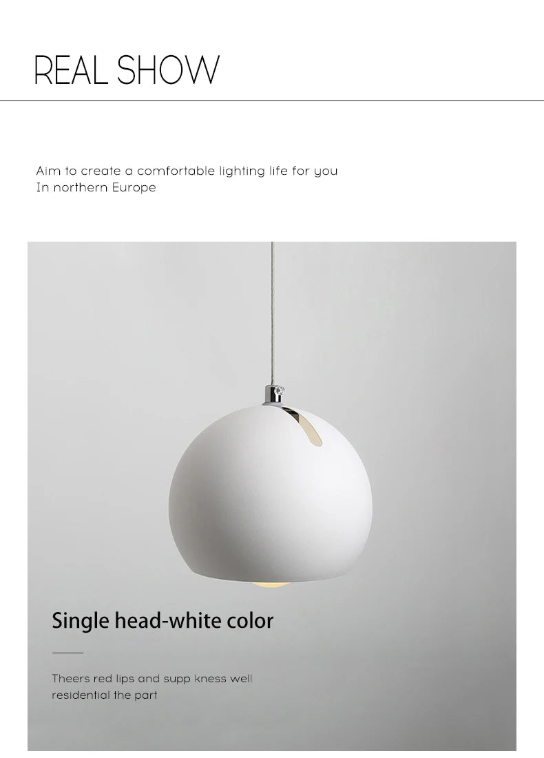 Nordic Round Ball Chandelier