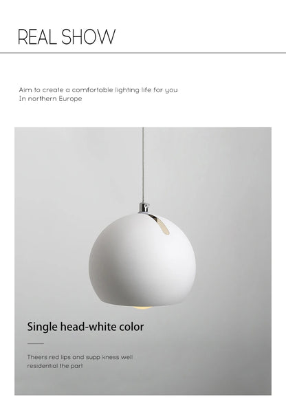 Nordic Round Ball Chandelier