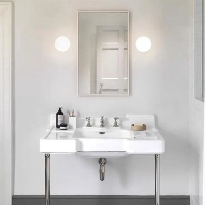 Glass Ball Wall Sconce