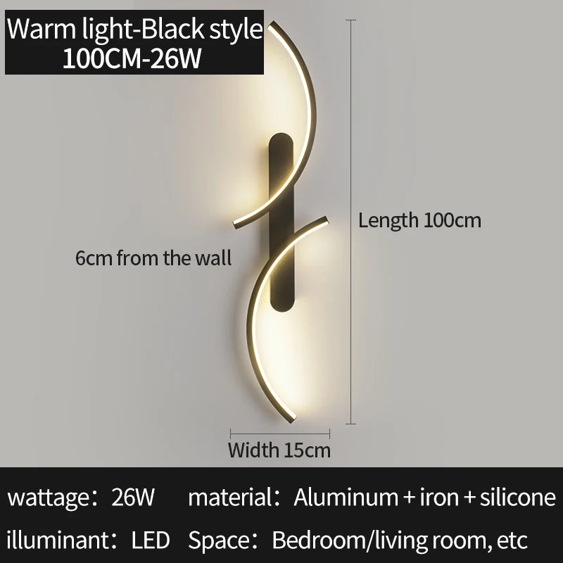 C-Sleek Minimalist LED Wall Sconce