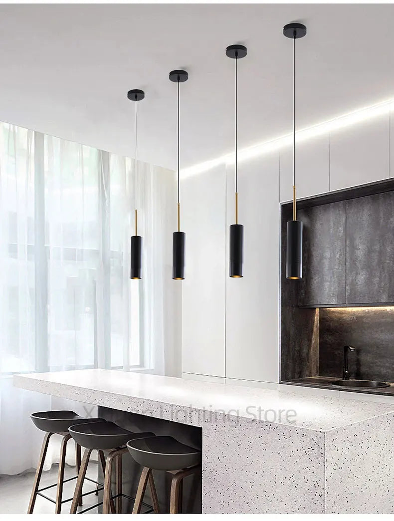 Nordic Glow: Minimalist LED Spotlights Chandelier