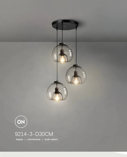 AmberGlow Modern LED Pendant Light Fixtures