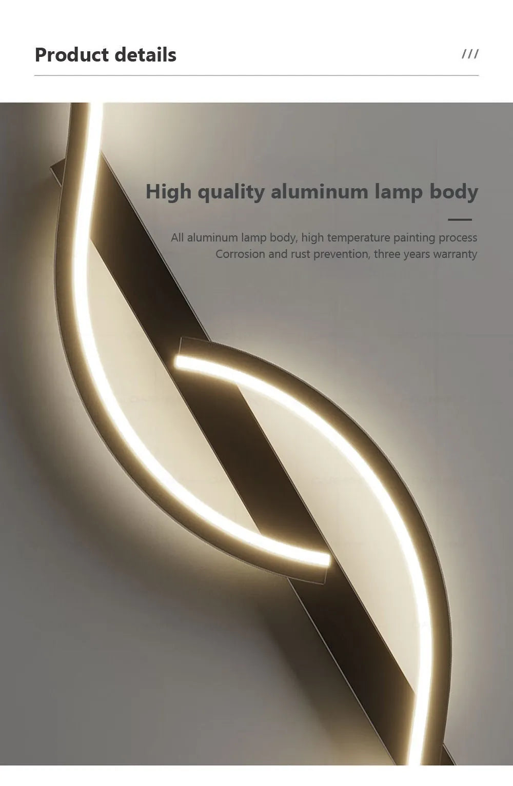 GlowStrip Minimalist LED Wall Sconce