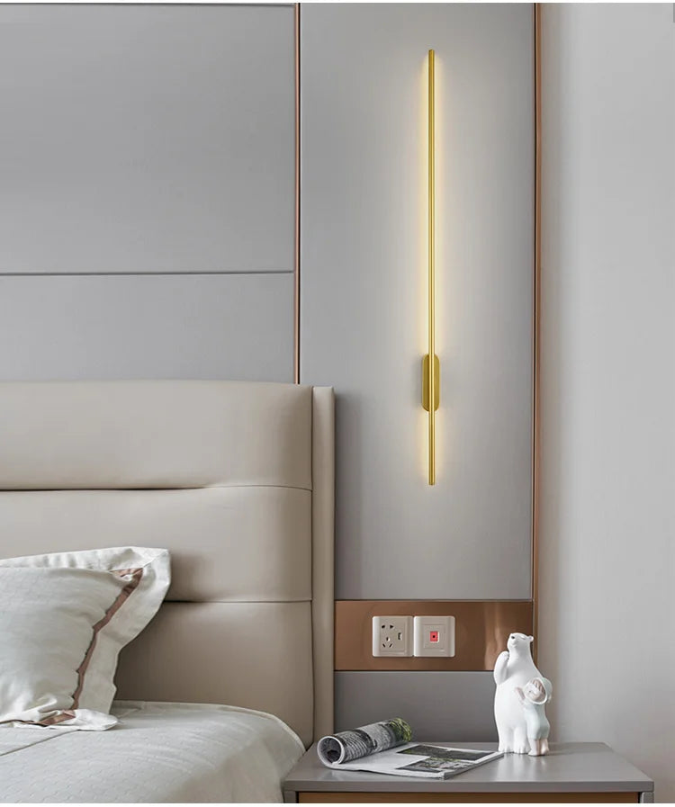 Modern Long LED Wall Lights for Bedroom