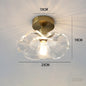 Lotus Glow: Nordic Ceiling Lamp for Porch & Foyer