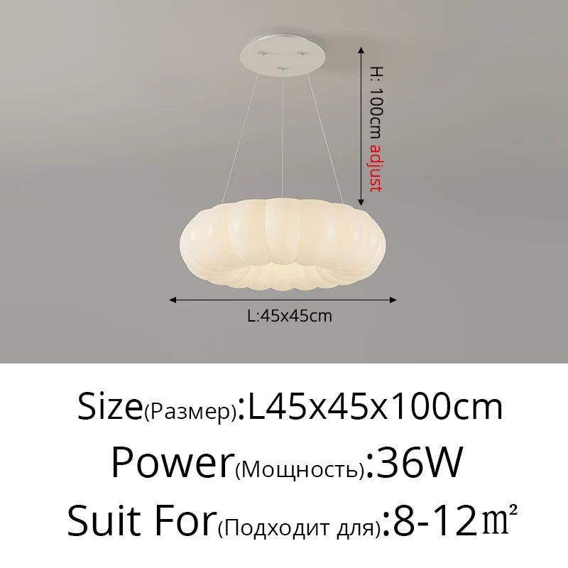 Nordic Glow Round LED Ceiling Lamp for Kids' Rooms