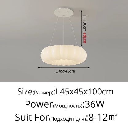 Nordic Glow Round LED Ceiling Lamp for Kids' Rooms