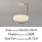 Nordic Glow Round LED Ceiling Lamp for Kids' Rooms