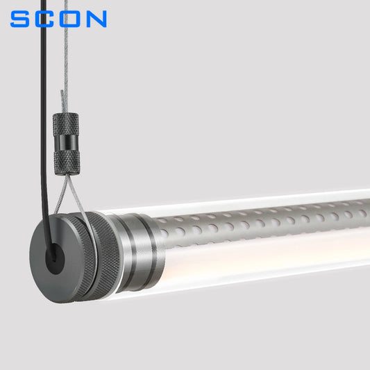 Clear Tube LED Pendant Light