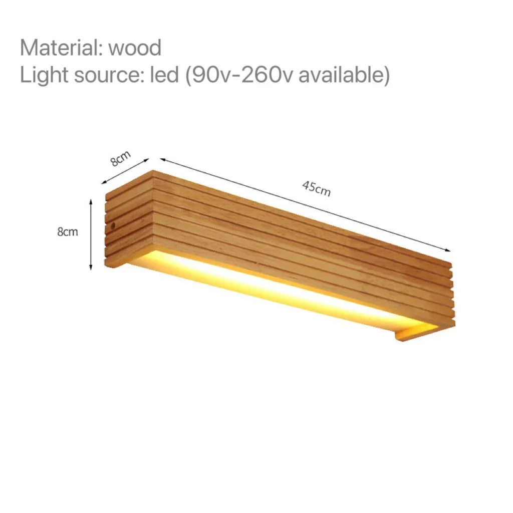Wooden Glow Sconce for Modern Decor