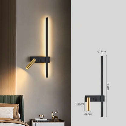 Nordic Bedside Wall Lamp