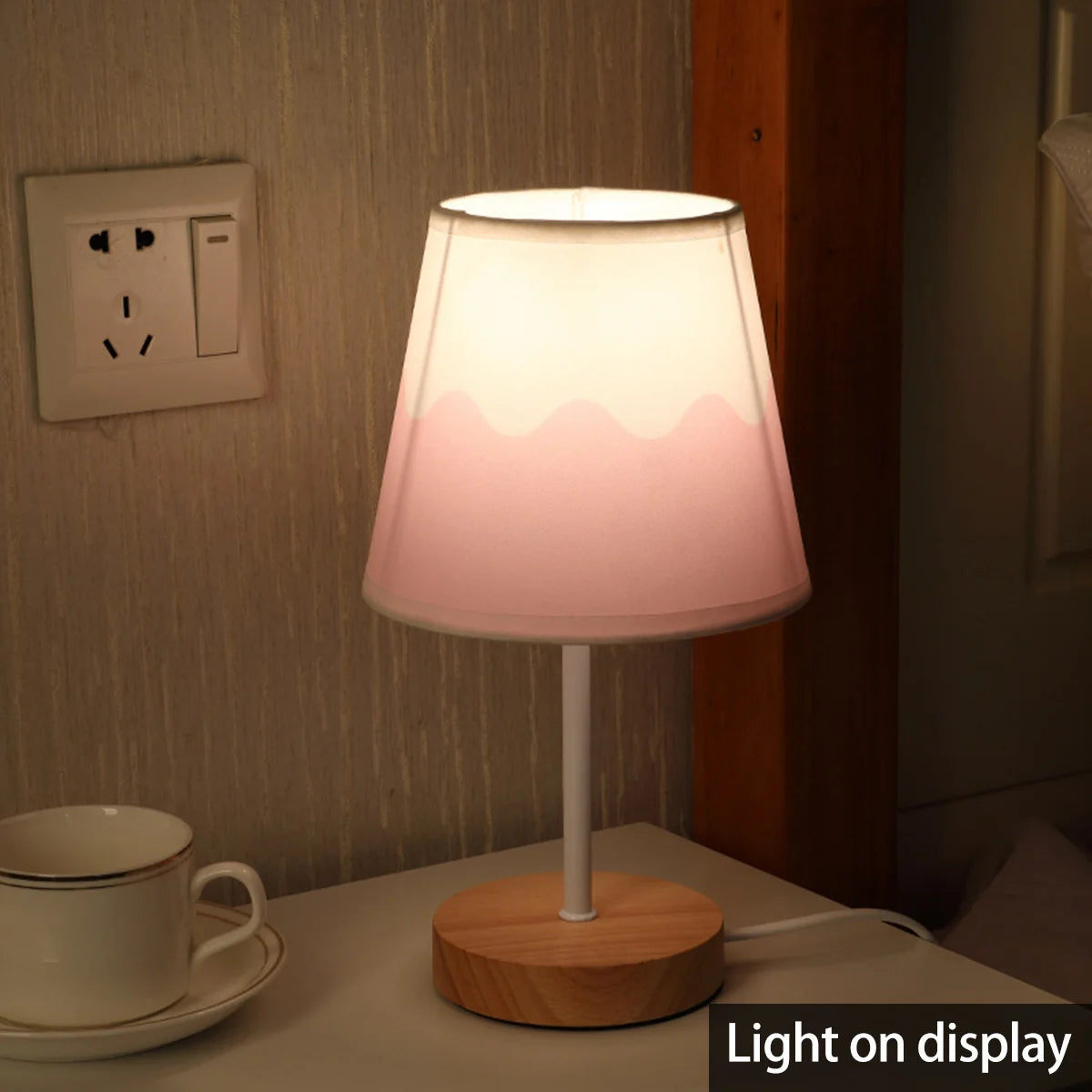 Wooden Nightlight Desk Lamp