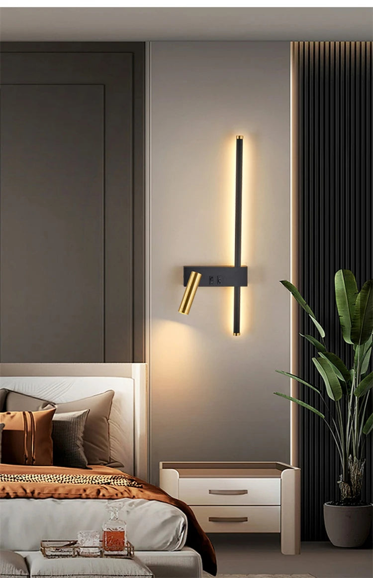 Nordic Bedside Wall Lamp