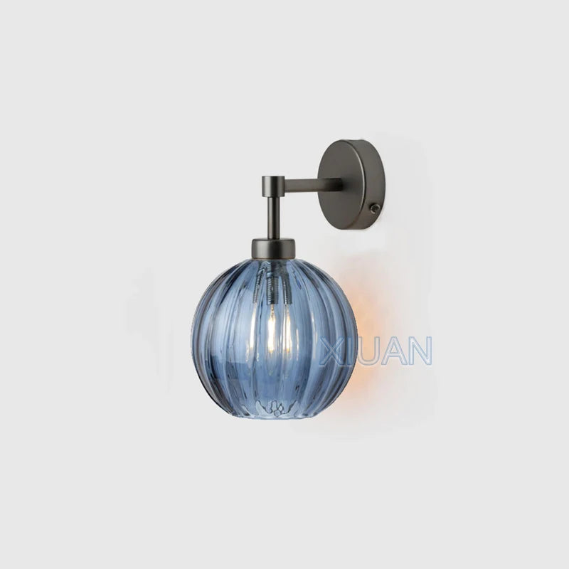 Amber Smoke Wall Sconces