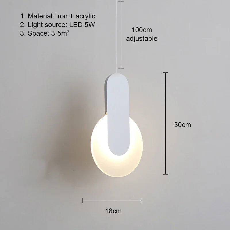 Modern Glow LED Pendant Chandelier for Home Decor