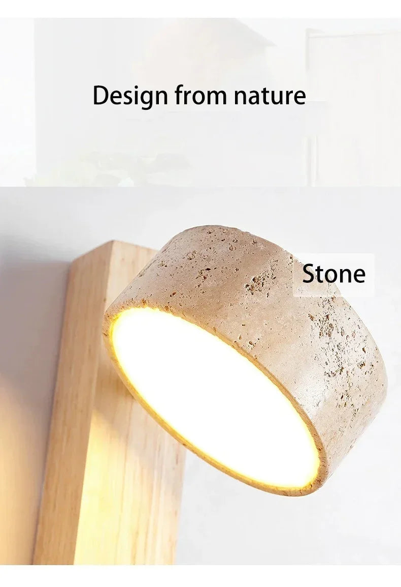 Stone Sconce Rotatable