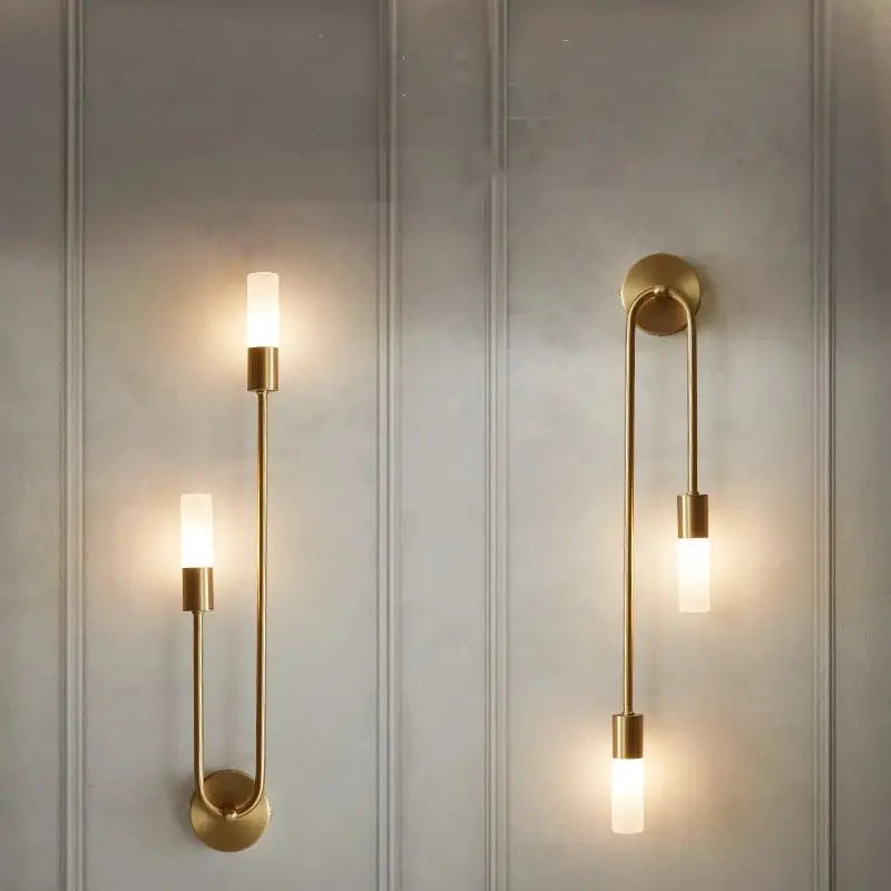 NordicLux Black Gold LED Wall Lamp
