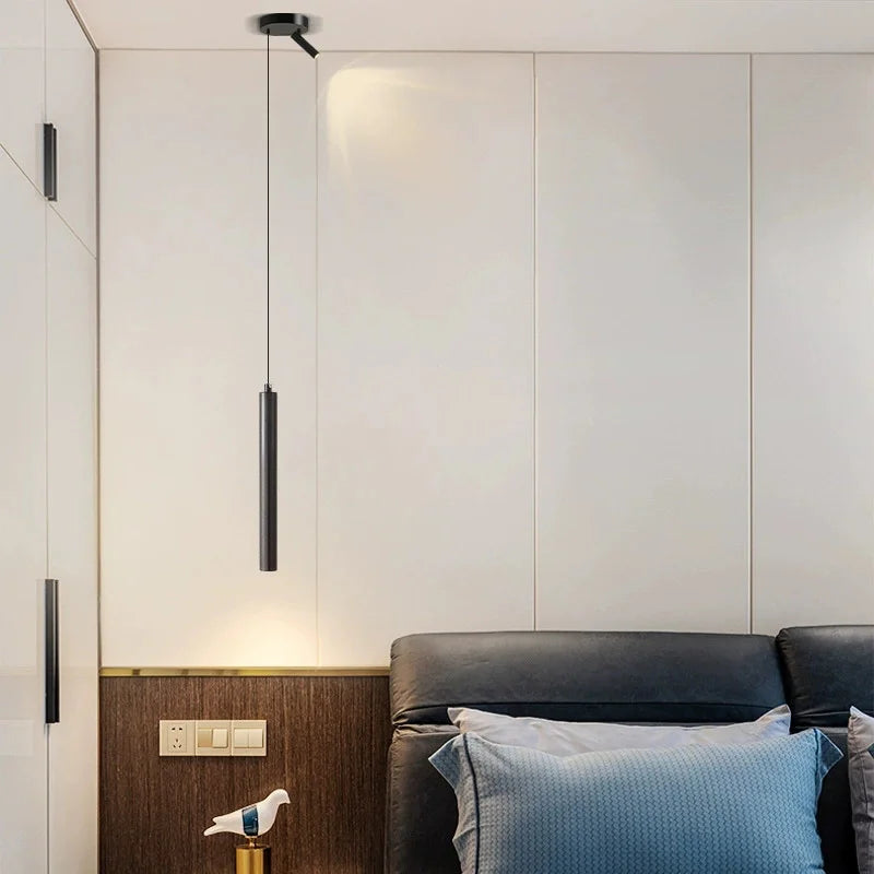 Black LED Cord Pendant
