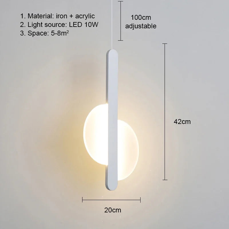 Modern Glow LED Pendant Chandelier for Home Decor