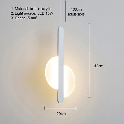 Modern Glow LED Pendant Chandelier for Home Decor