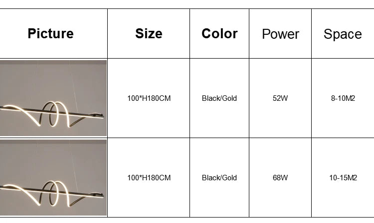 Modern LED Living Room Pendant Lights