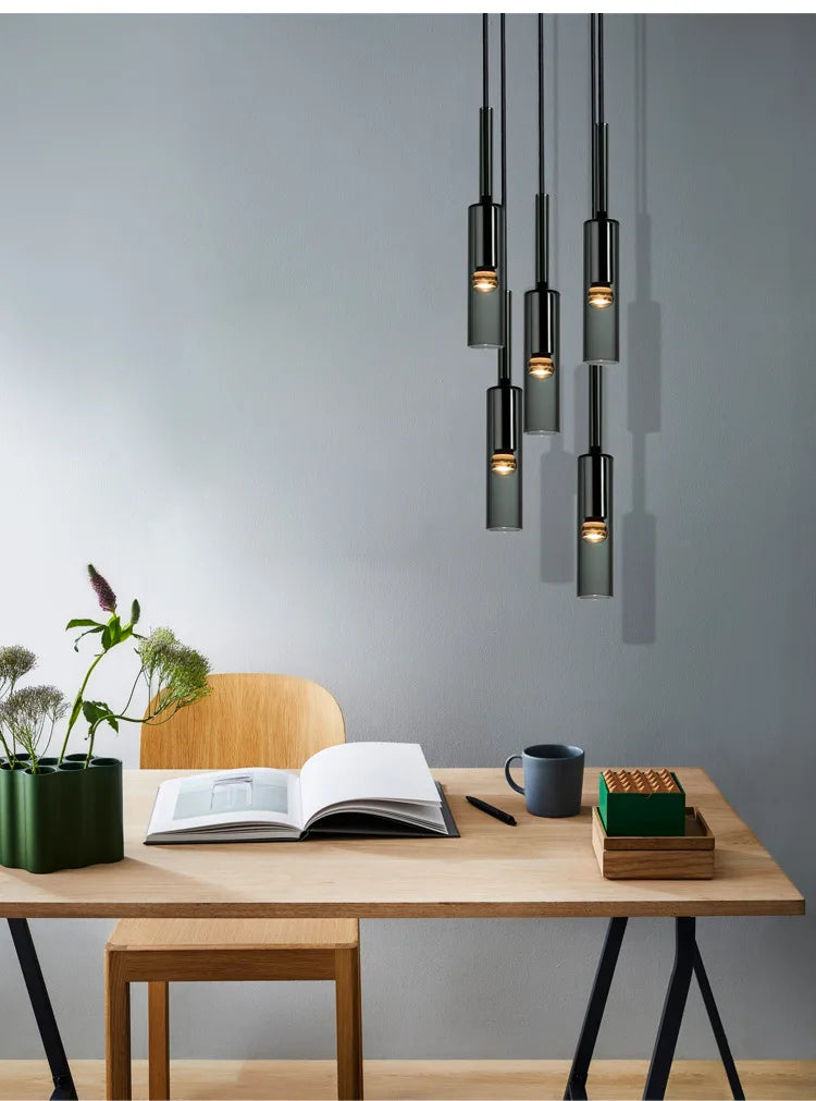 Nordic Ceiling Glass LED Pendant Lamp Chandelier