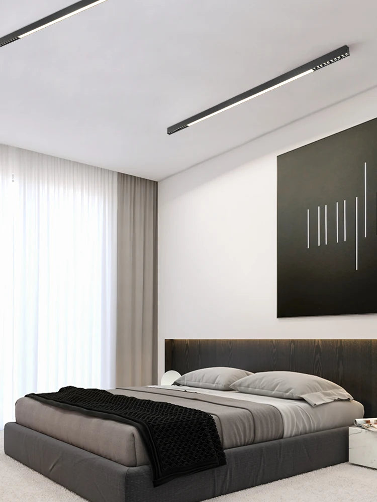 LinearGlow Ceiling LED Lamp for Living Spaces