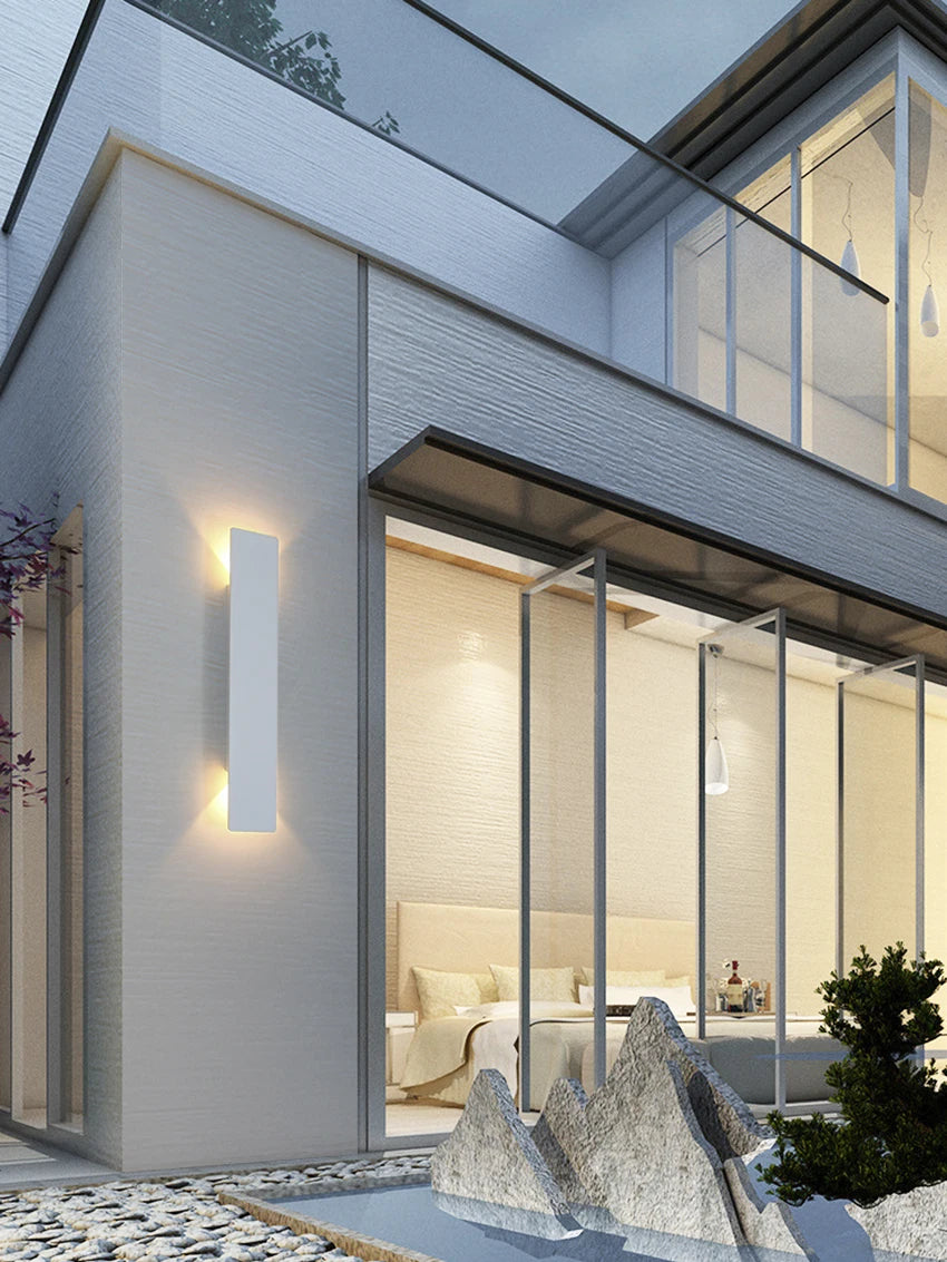 AquaGlow LED Outdoor Wall Lamp