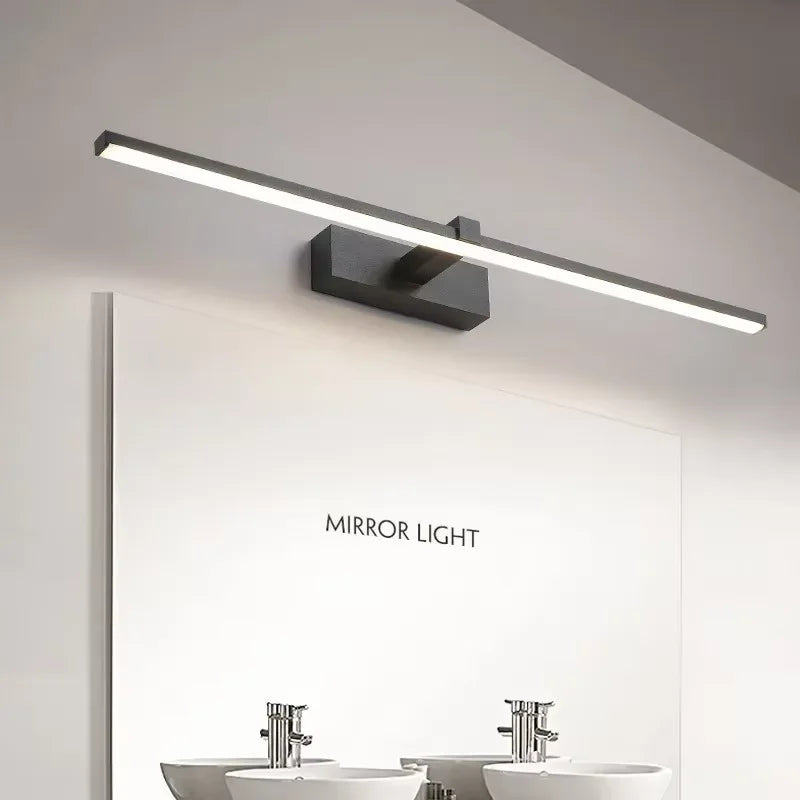 LED Mirror Lights Wall Lamps Recharge