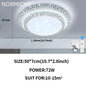 LustreGlow Simple LED Ceiling Chandelier