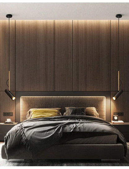 Nordic Glow: Minimalist LED Spotlights Chandelier