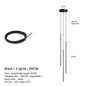 Modern Straight LED Chandelier Hanging Light Fixtures