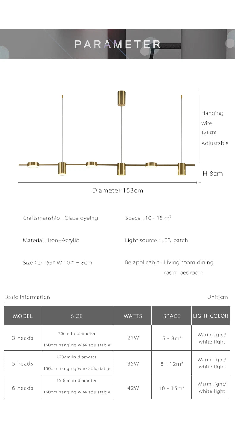 Modern LED Chandelier