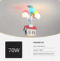 Colorful Balloon LED Wood Ceiling Light