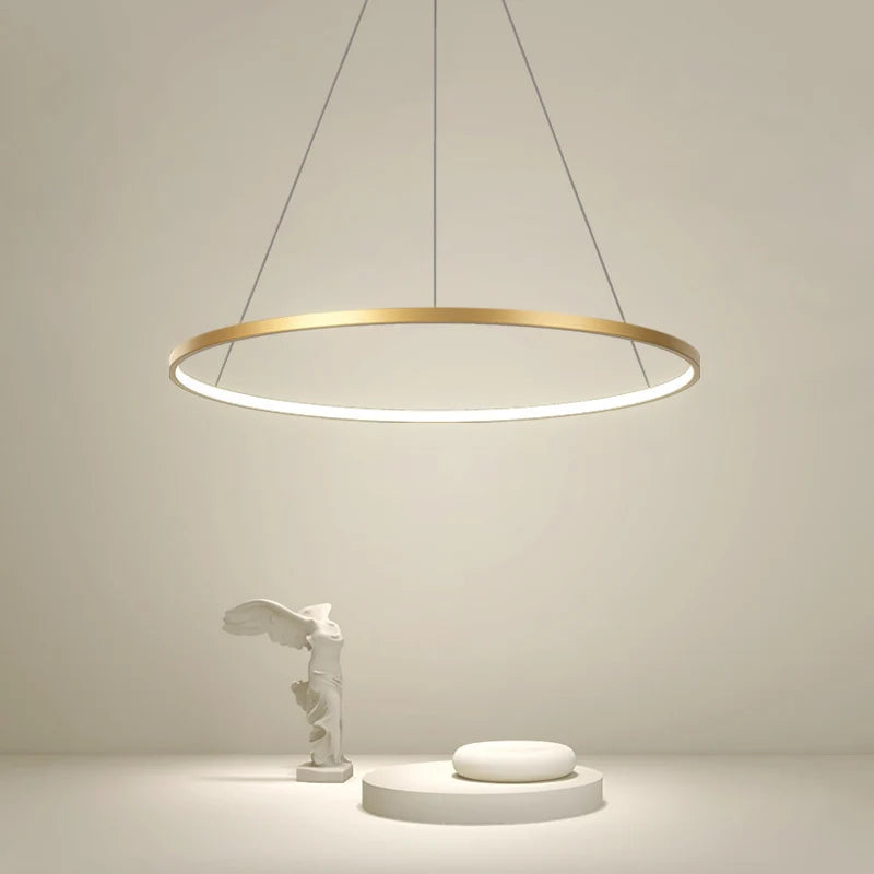 Round LED Ring Pendant