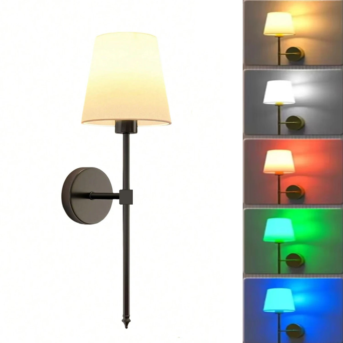 Rechargeable Remote Wall Sconce