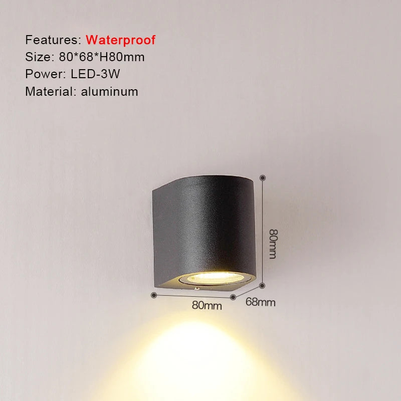 TRAZOS AquaGlow Wall Light - Modern LED Decor