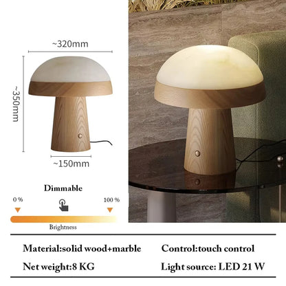 WoodMarb Glow: Sleek LED Desk Lamp