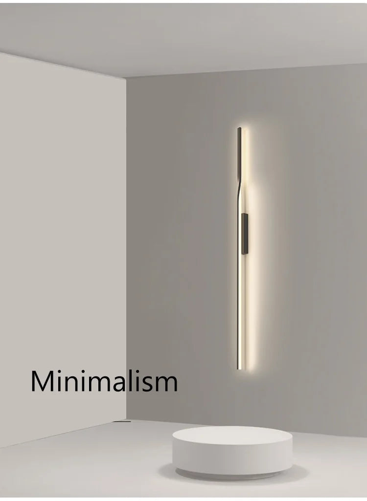 Elegant Black LED Wall Sconce for Modern Spaces