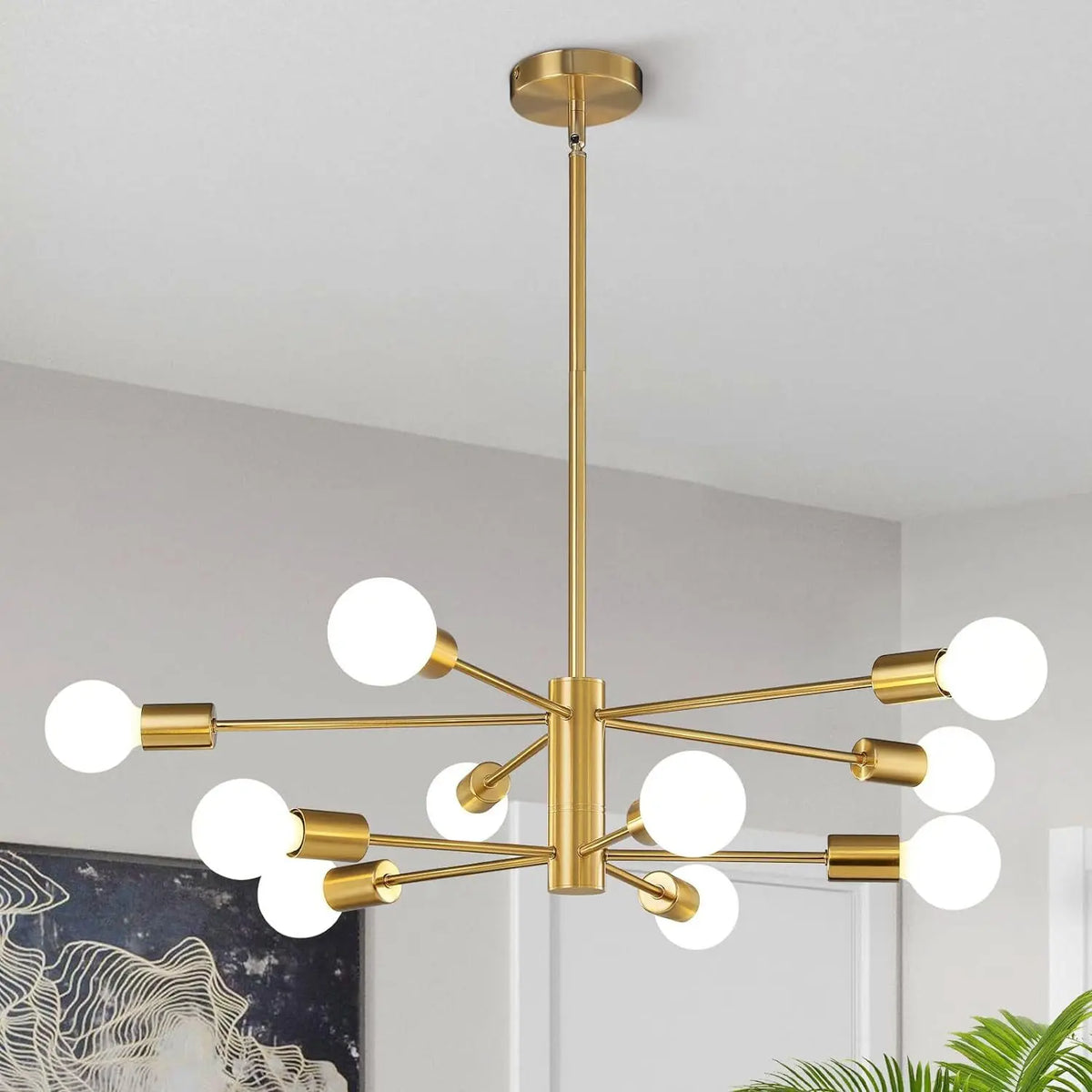 Modern Multi-Arm Chandelier