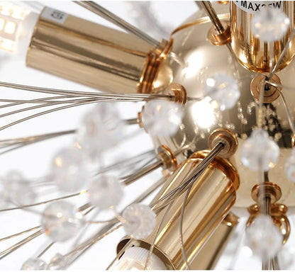 Dandelion Crystal LED Pendant