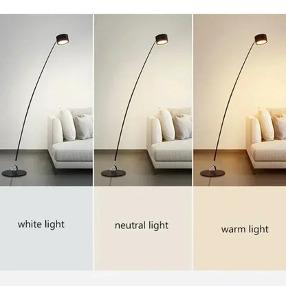 Long-Arm LED Arc Floor Lamp, 160–260 cm Reach
