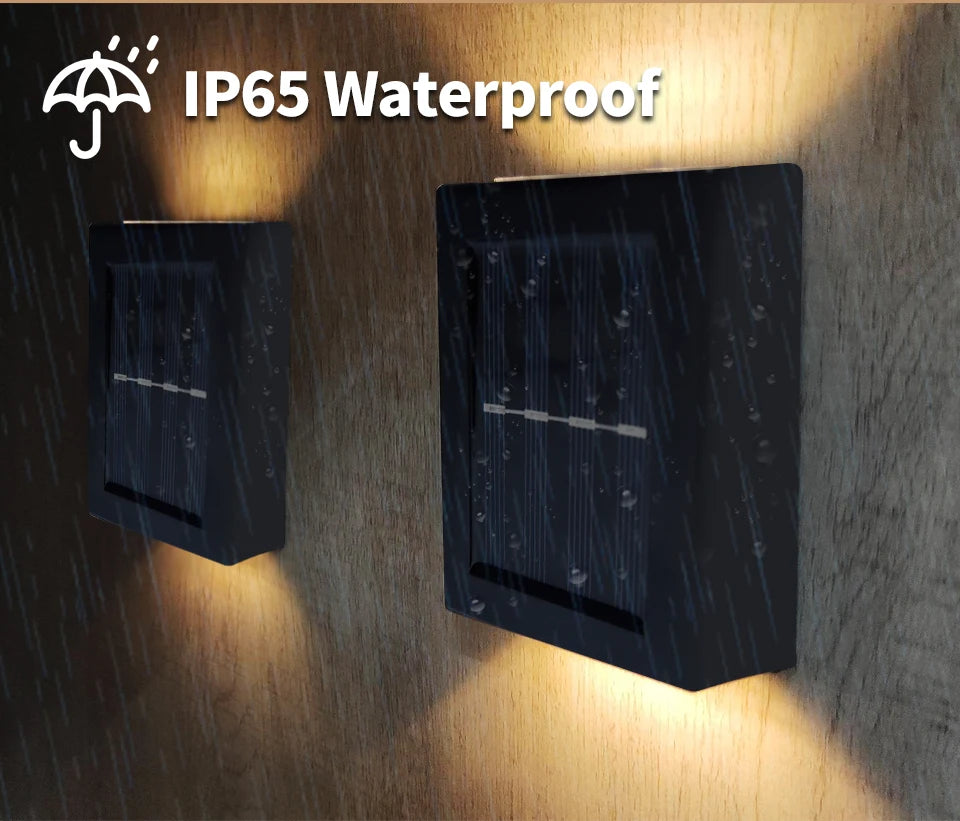 SunGlow Outdoor Wall Washer Solar Light