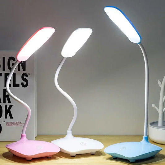 GlowFlex: Rechargeable Touch LED Desk Lamp