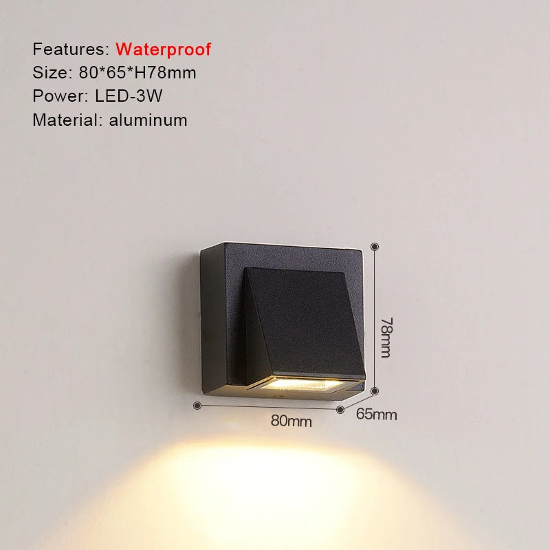 TRAZOS AquaGlow Wall Light - Modern LED Decor