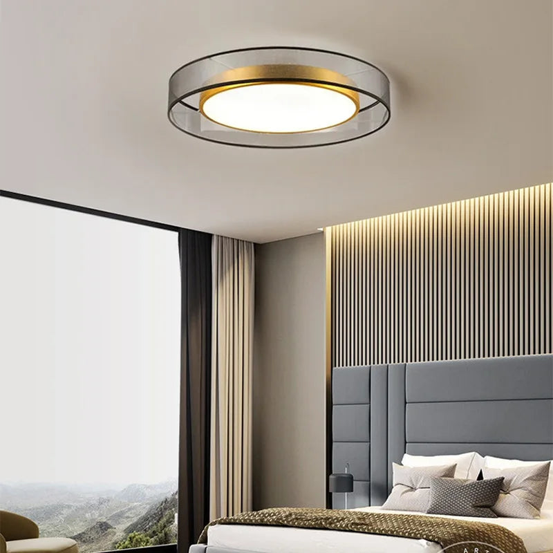 Nordic Gauze Ring Ceiling Light