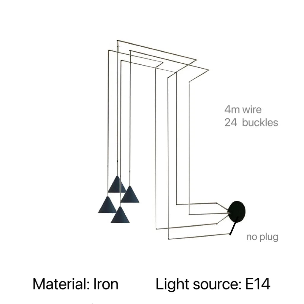 GeoLine Mini Cone Ceiling Light