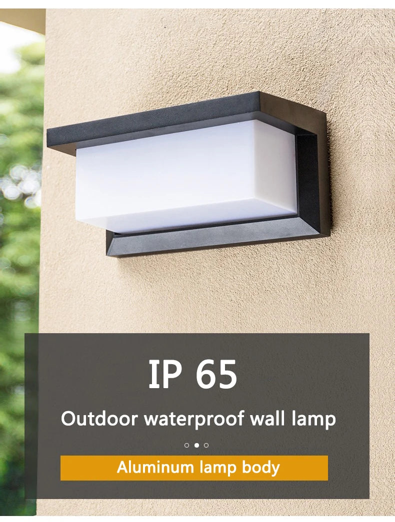 MotionGlow IP65 Outdoor Wall Light