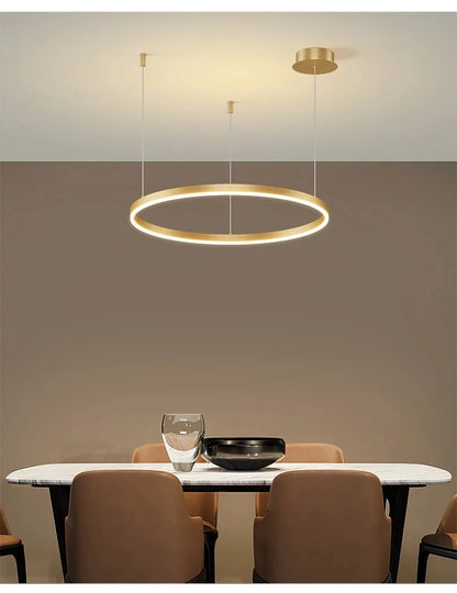 LED Ring Chandelier