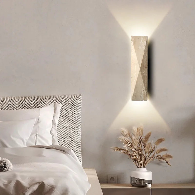 Natural Stone LED Wall Lamp